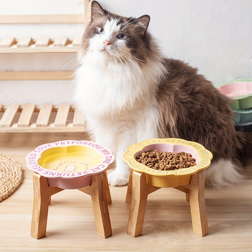 1 Set of Ceramic Pet Bowls with Silicone Spoons for Easy Cleaning Cat And Dog Supplies Pet Cat Food And Dog Food Bowls